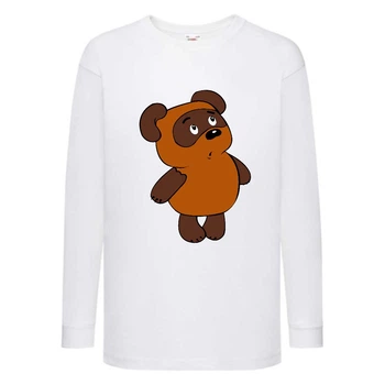 Лонгслив реглан Винни Пух 008 (Winnie Pooh) белый (WP wh 008) 116 см