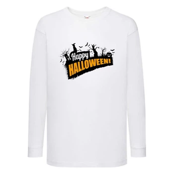 Лонгслив реглан Хелловин 0012 (Halloween) белый (HAL wh 0012) 104 см