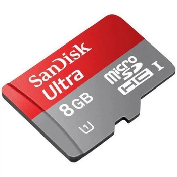 Флешка карта пам'яті SanDisk Ultra microSD XC 8GB class 10 SD адаптер