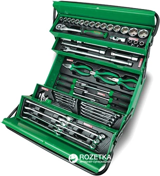 Ящик с инструментом Toptul TBAC0501 5 секций 1/2" 62 предмета (GCAZ0057)