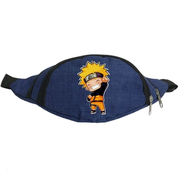 Сумка Бананка на пояс Наруто (Naruto-08) Cappuccino Toys синя