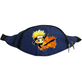 Сумка Бананка на пояс Наруто (Naruto-03) Cappuccino Toys синя