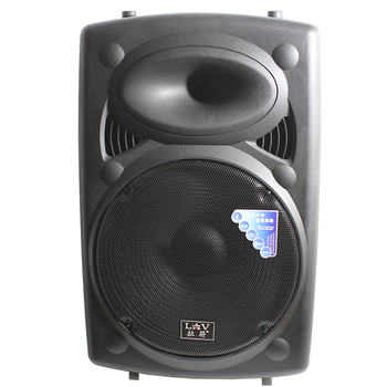 Акустична система LAV PA-150 Black Потужність 500 Вт Bluetooth Радіо з висувною ручкою, 2 мікрофона + пульт дистанційного управління