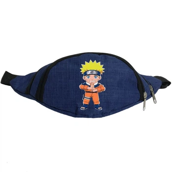 Сумка Бананка на пояс Наруто (Naruto-01) Cappuccino Toys синя