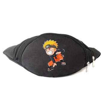 Сумка Бананка на пояс Наруто (Naruto-09) Cappuccino Toys чорна