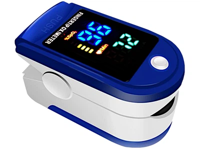 Пульсоксиметр Pulse Oximeter Fingertip пульсометр на палец LYG-88