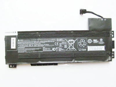 Батарея для ноутбука HP ZBook 15 G3 VV09XL, 7500mAh (90Wh), 6cell, 11.4V, Li-ion, черная,