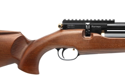 Гвинтівка пневматична PCP Zbroia Хортиця Classic 45m коричнева