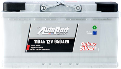 Автомобильный аккумулятор Autopart 110 Ah/12V Galaxy Silver (0) (ARL110-GA0)