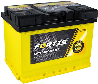 Автомобильный аккумулятор 60 Ah/12V FORTIS (1) (FRT60-01)