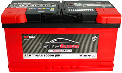 Автомобильный аккумулятор 110 Ah/12V CARBON (0) Euro (CRB110-00)
