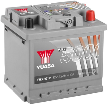 Автомобильный аккумулятор Yuasa 12V 52Ah Silver High Performance Battery YBX5012 (0) (YBX5012)