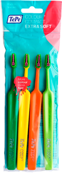 Набор зубных щеток TePe Colour Compact Extra Soft 4 шт (332482) (7317400017013)
