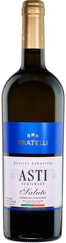 Вино ігристе Fratelli Salute Asti біле напівсолодке 0.75 л 9-13% (4820001729603)