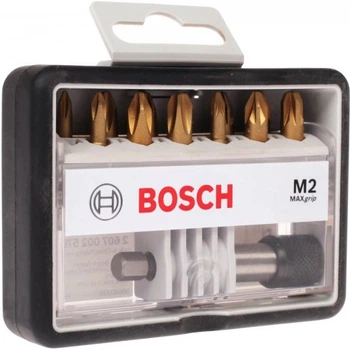 Набор бит Bosch Robust Line M2 TIN 12 шт. 25 мм (2607002578)