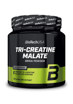 Три креатин малат BioTech Tri-Creatine Malate 300 г без смаку