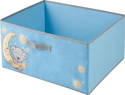 Короб для зберігання одягу Handy Home Ведмедик 54х40х25 см Блакитний (UC-103)