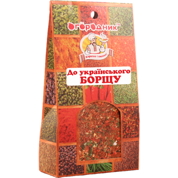 Приправа до українського борщу Огородник 50 г (4820079242073)