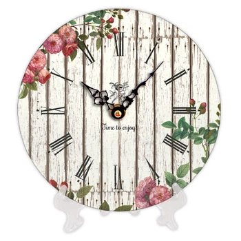 Часы круглые Time to enjoy! Flowers 18 см