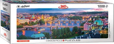 Пазл Eurographics Прага Чехия 1000 элементов панорамный (6010-5372) (628136653725)