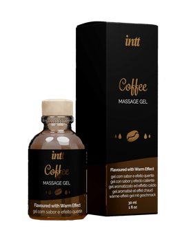 Массажный гель для интимных зон Intt Coffee (30 мл) разогревающий