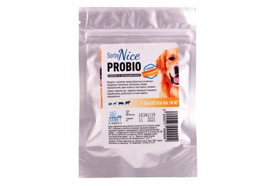 Sorby Nice Probio (Сорби Найс Пробій) таблетки зі смаком м'яса № 10 (АА0015912)