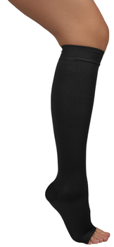 Компресійні Гольфи ІІ рівень компресії, відкритий носок Armor ARS01 Size 4, чорний (6358827)