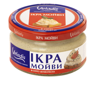 Ікра мойви Веладис в соусі делікатесна 180гр