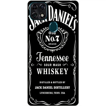 Силиконовый чехол бампер Candy для ZTE Blade 20 Smart с рисунком Jack Daniels