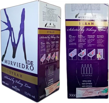 Вино Murviedro BiB червоне сухе 3 л 12.5% (8410388004132)