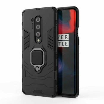 Чехол с подставкой Deexe Hybrid Case для OnePlus 8 Pro - Black