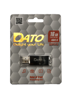 Флеш-накопичувач DATO USB 2.0 DS7012 16Gb black (DS7012B-16G)