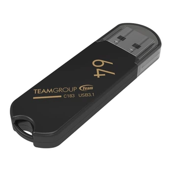 Флеш-накопичувач Team USB 3.1 C183 64Gb Black (TC183364GB01)
