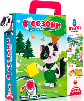 Пазл с липучками Vladi Toys 4 сезона (укр) (VT2907-04)