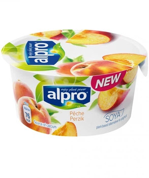 Продукт соєвий Alpro з персиком 150г