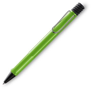 Ручка шариковая Lamy Safari Зелёная/Стержень M16 1 мм Синий (4014519671237)
