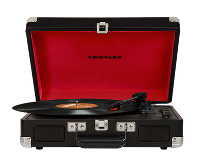 Програвач вінілу Crosley Cruiser Deluxe Black/Red c Bluetooth