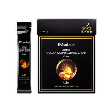 Крем нічний живильний із золотом та екстрактом ікри JM solution Active Golden Caviar Sleeping Cream
