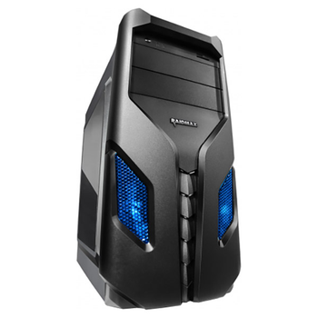 Корпус Raidmax EXO 108BU Blue, без БП, ATX / Micro ATX / Mini ITX