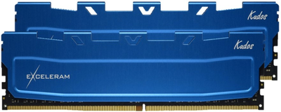 Оперативна пам'ять Exceleram DDR4-2133 16384MB PC4-17000 (Kit of 2x8192) Blue Kudos (EKBLUE4162115AD)
