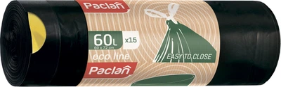 Мішки для сміття Paclan Eco Line 60 л 15 шт. (5900942133789)
