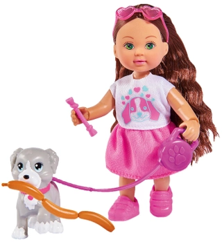 Ляльковий набір Simba Toys Еві Холідей Друг Evi Love 12 см зі собачкою й аксесуарами (5733272) (4006592030827)