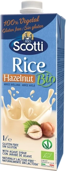 Рисовое молоко Riso Scotti органическое с лесным орехом 1 л (8001860226540)