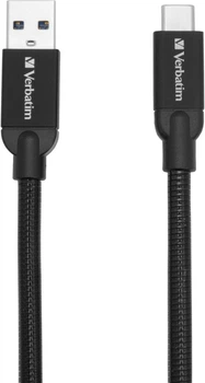 Kabel Verbatim USB-C - USB-A 1 m Black (23942488712)