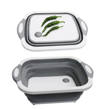 Доска-миска разделочная Folding Cutting Board 3в1 (складная разделочная доска)