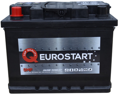 Автомобільний акумулятор EUROSTART 60Ah (+/-) (550EN) (560065055)