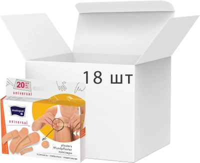 Упаковка пластирів медичних Matopat Universal 20 шт. х 18 пачок (5900516865207)