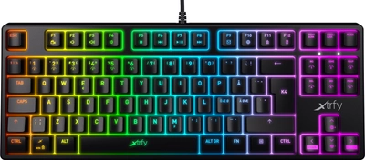Клавиатура проводная Xtrfy K4 TKL RGB Kailh Red RGB USB (XG-K4-RGB-TKL-R-RUS)