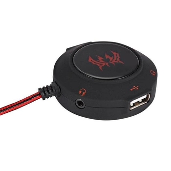 Звукова карта Kotion S2 з USB хабом, зовнішня Червоний (1003-899-01)