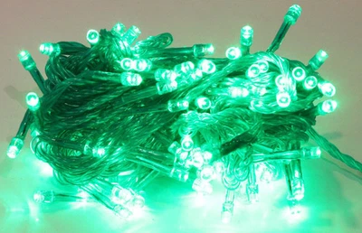 Светодиодная гирлянда 200LED 16 м для дома и улицы Зеленая SK (25116)